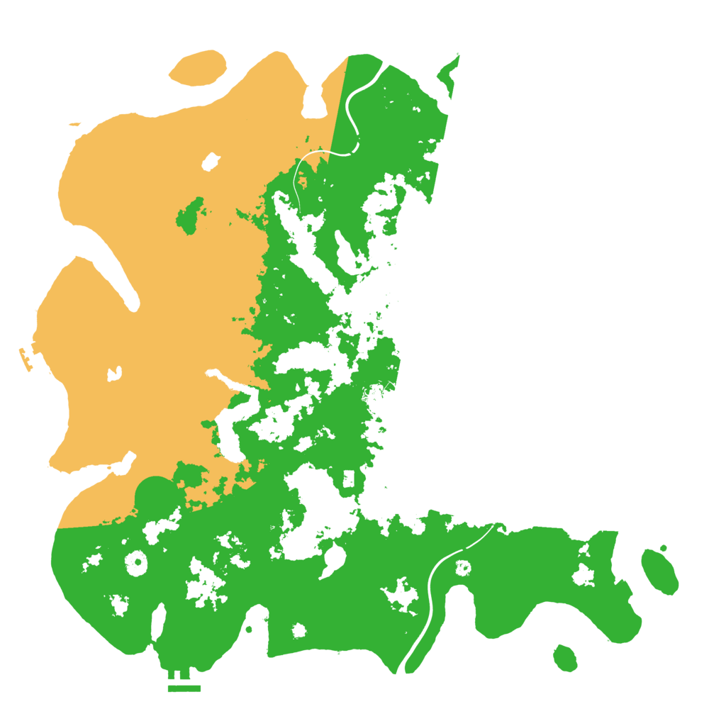 Biome Rust Map: Procedural Map, Size: 4500, Seed: 56584745