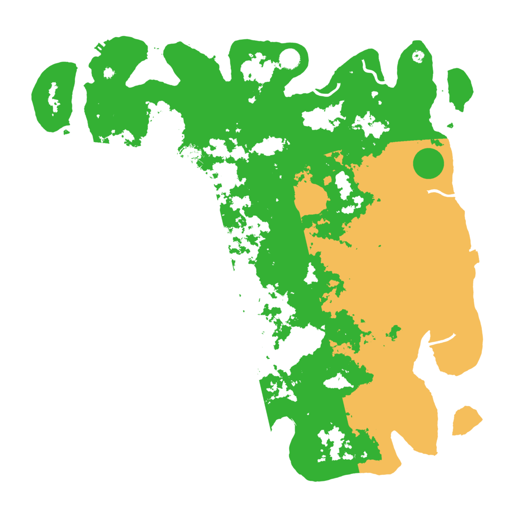 Biome Rust Map: Procedural Map, Size: 4400, Seed: 20211007