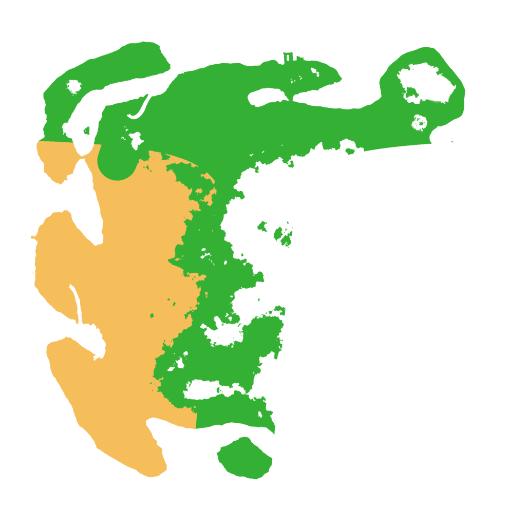 Biome Rust Map: Procedural Map, Size: 3500, Seed: 2133587