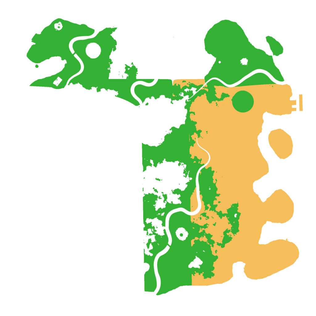 Biome Rust Map: Procedural Map, Size: 3875, Seed: 699589345