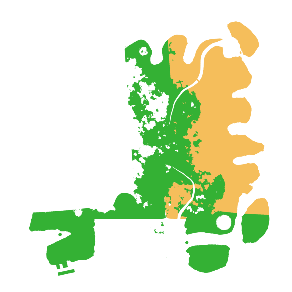 Biome Rust Map: Procedural Map, Size: 3500, Seed: 10072021