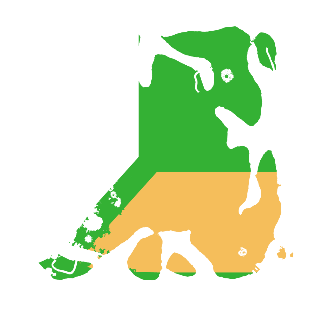 Biome Rust Map: Procedural Map, Size: 3700, Seed: 246090211