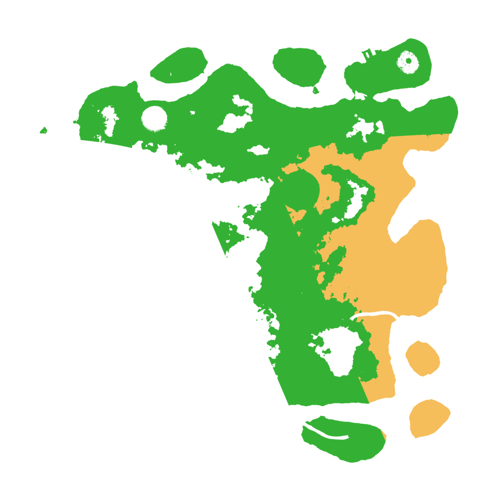 Biome Rust Map: Procedural Map, Size: 3500, Seed: 499872154