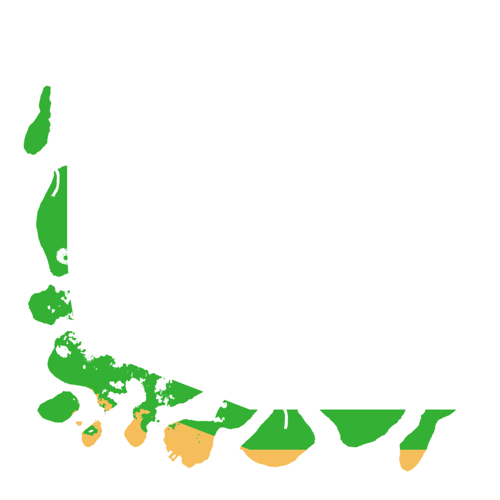 Biome Rust Map: Procedural Map, Size: 4300, Seed: 728