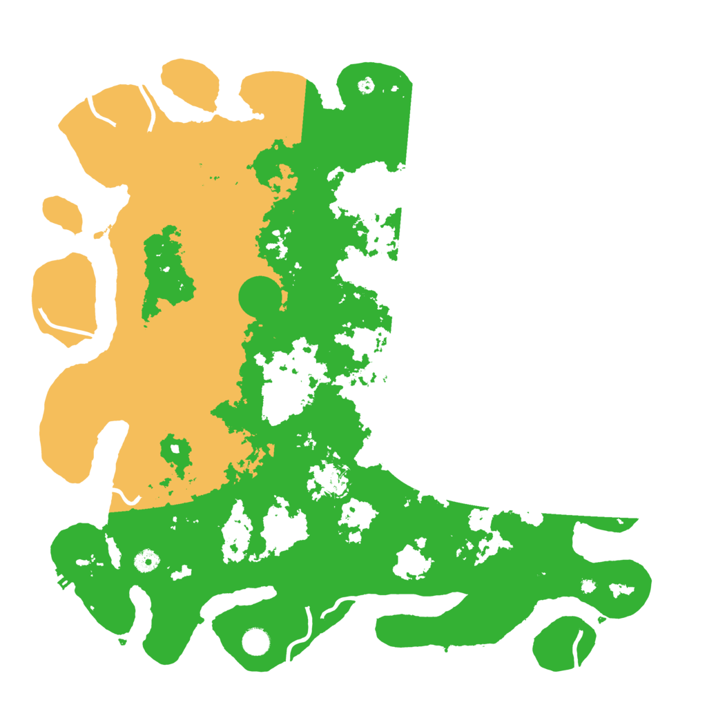 Biome Rust Map: Procedural Map, Size: 4500, Seed: 486132
