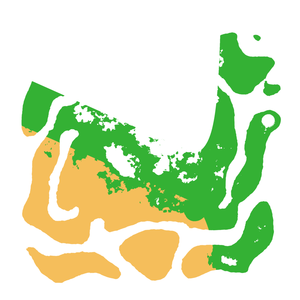 Biome Rust Map: Barren, Size: 4100, Seed: 48745