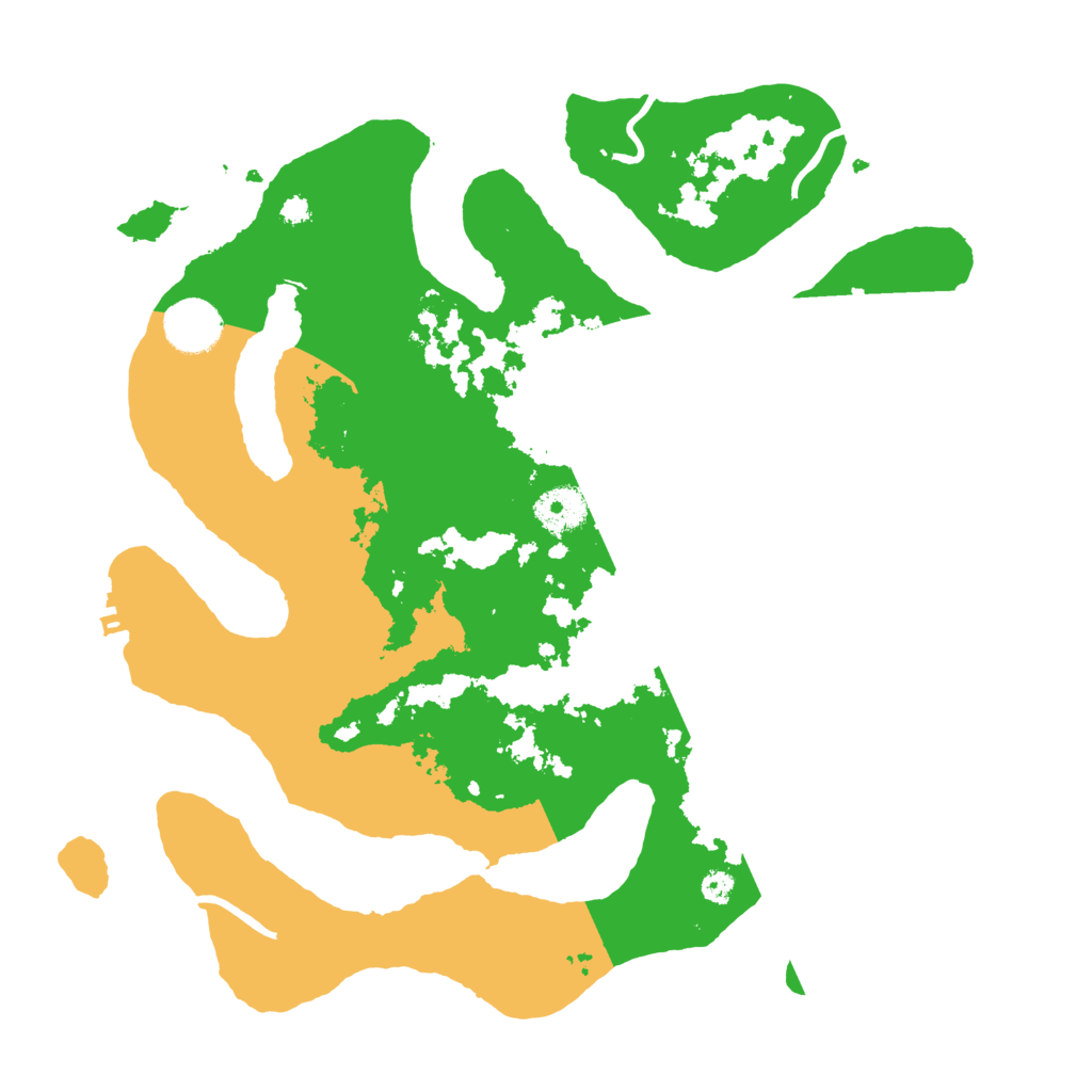 Biome Rust Map: Procedural Map, Size: 3500, Seed: 1184293136