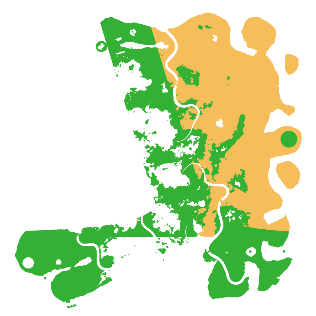 Biome Rust Map: Procedural Map, Size: 5000, Seed: 2117259220