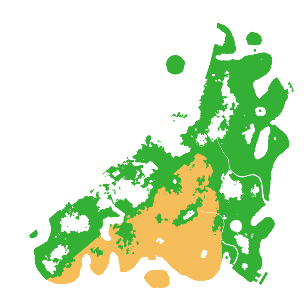 Biome Rust Map: Procedural Map, Size: 4500, Seed: 1689543