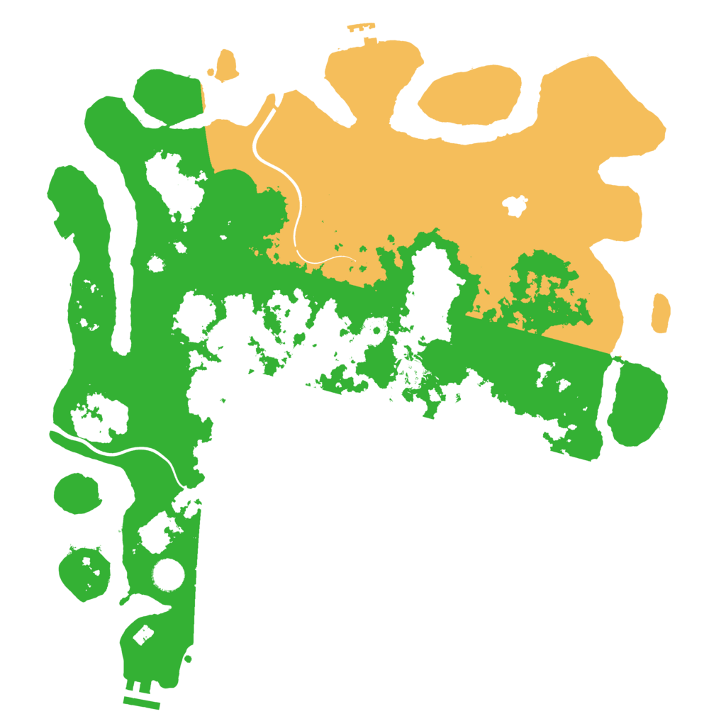 Biome Rust Map: Procedural Map, Size: 4000, Seed: 1486041408
