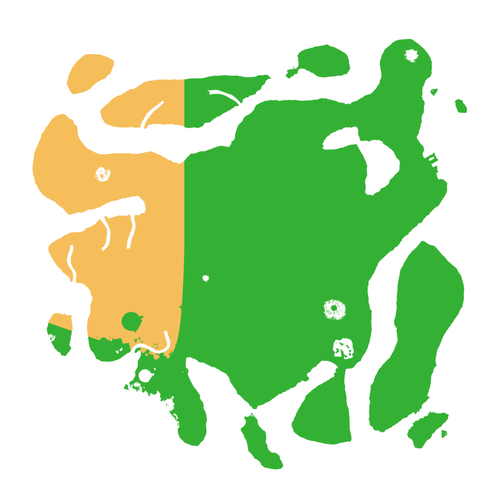 Biome Rust Map: Procedural Map, Size: 3500, Seed: 30350963