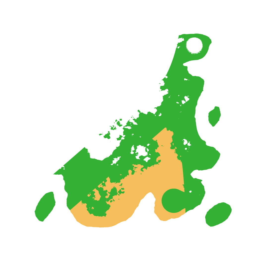 Biome Rust Map: Barren, Size: 2769, Seed: 198227