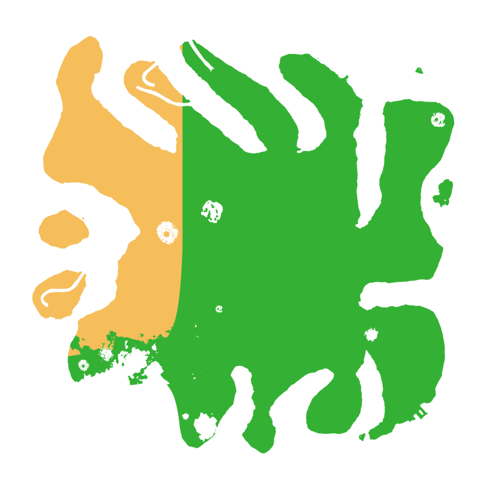 Biome Rust Map: Procedural Map, Size: 3500, Seed: 7250645