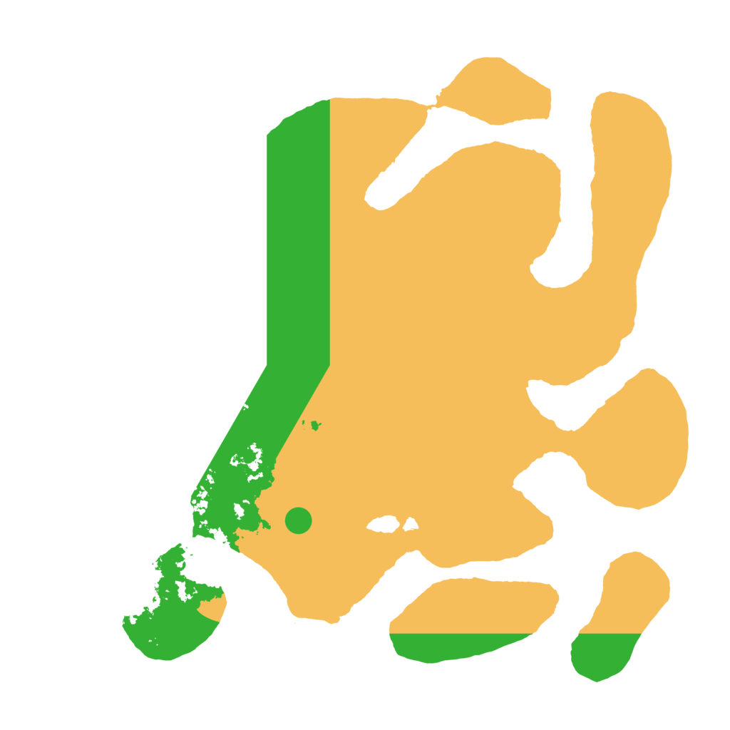 Biome Rust Map: Barren, Size: 3600, Seed: 8