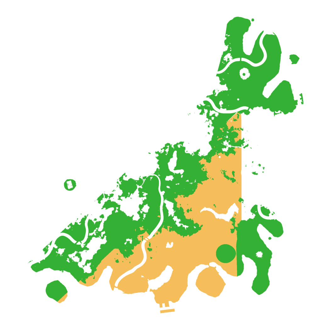 Biome Rust Map: Procedural Map, Size: 4500, Seed: 1453228782