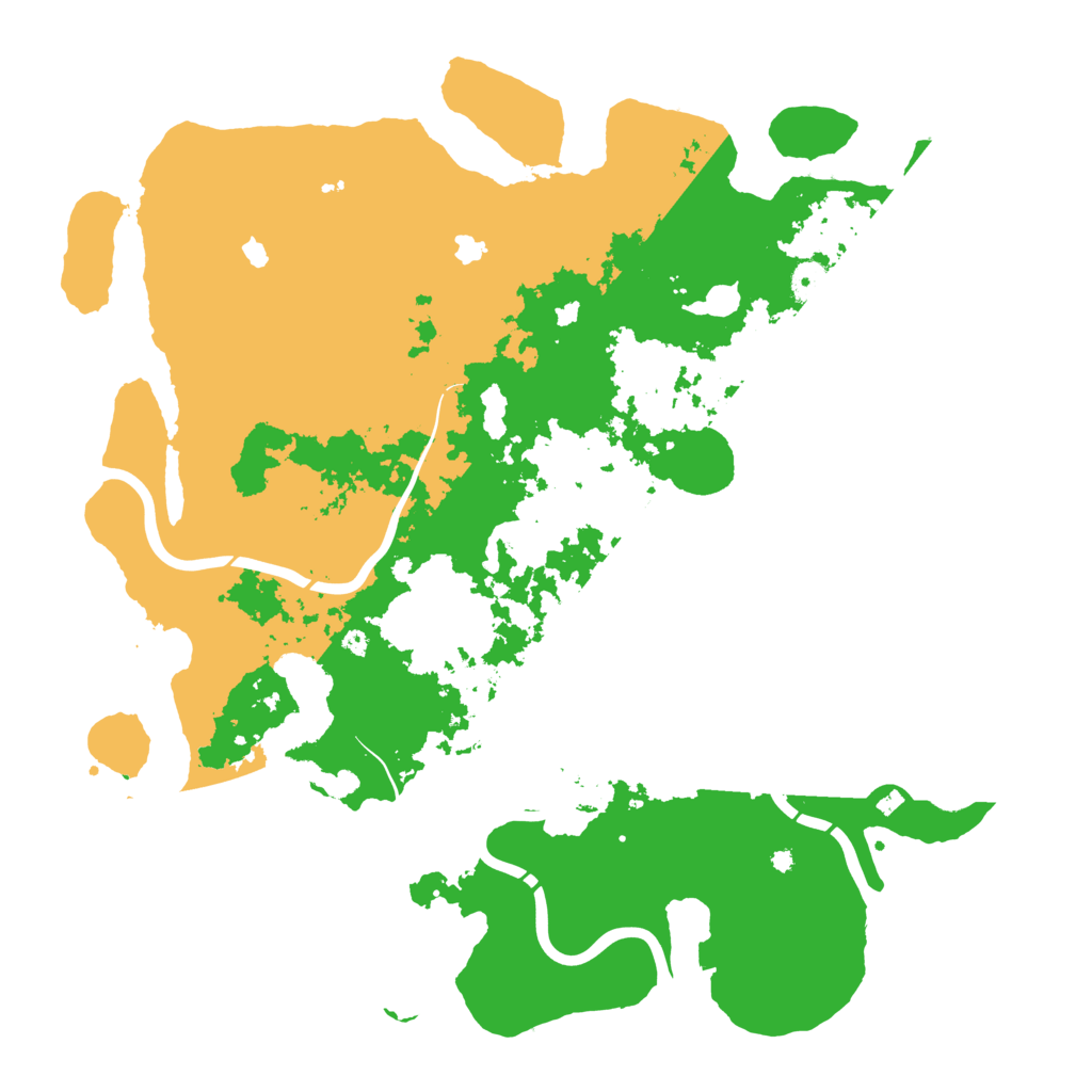 Biome Rust Map: Procedural Map, Size: 4500, Seed: 1277015686