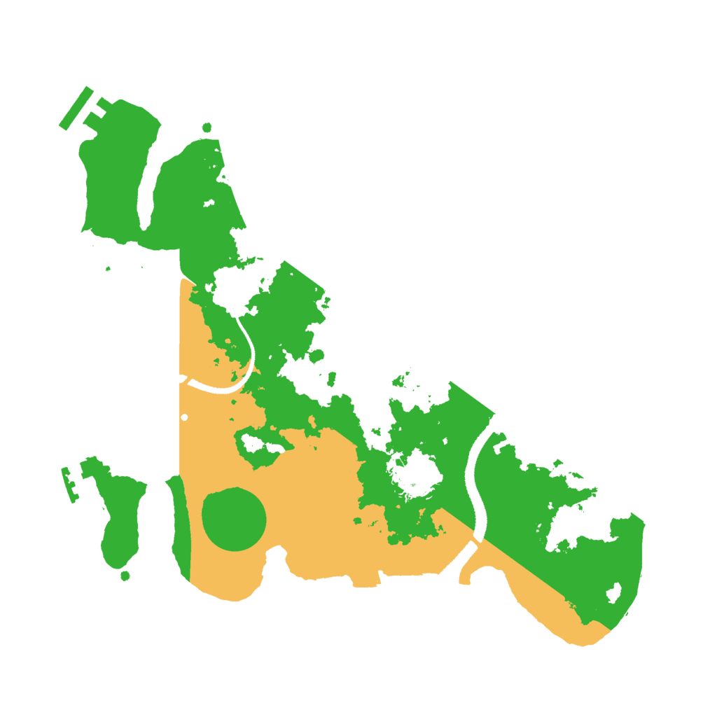 Biome Rust Map: Procedural Map, Size: 3000, Seed: 508346657
