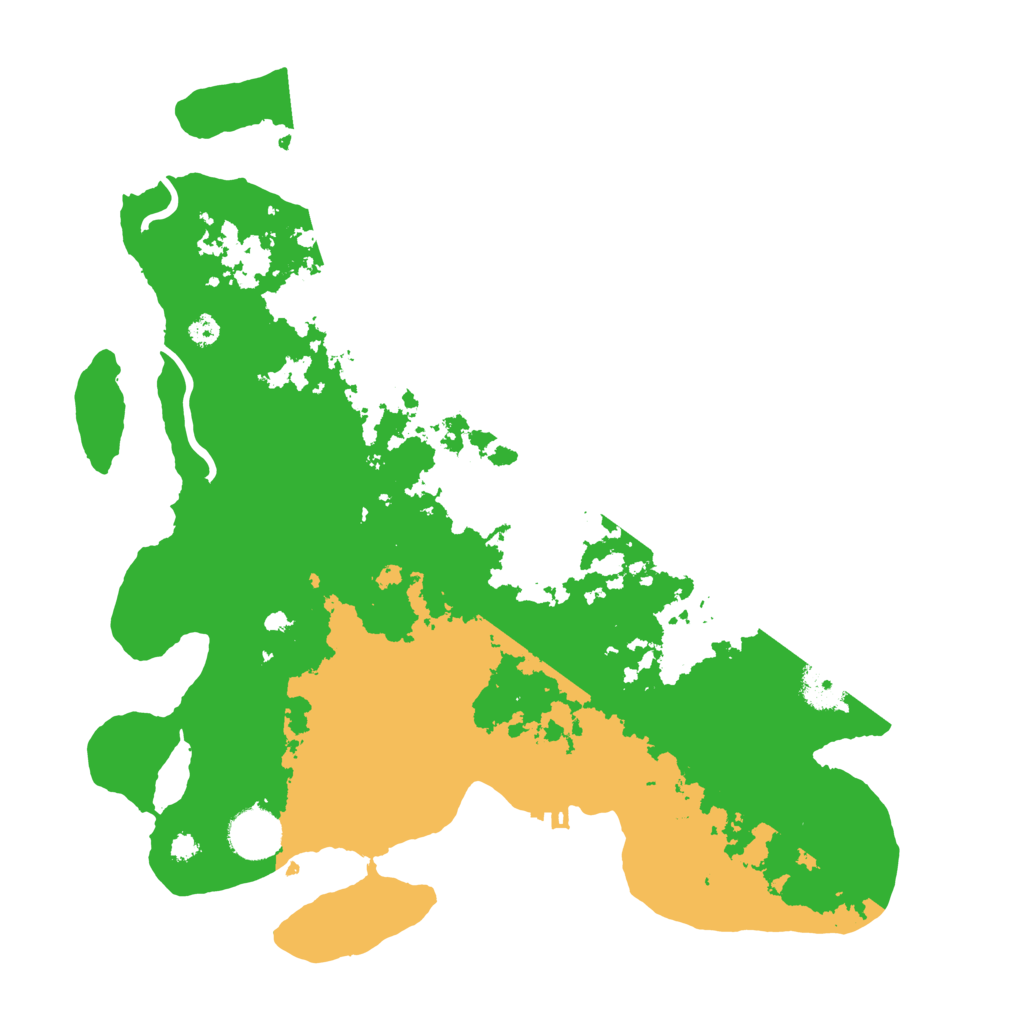 Biome Rust Map: Procedural Map, Size: 3500, Seed: 1647416257