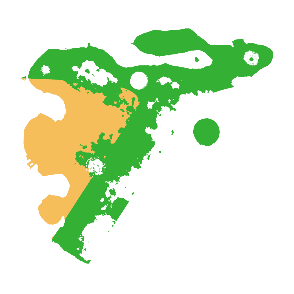 Biome Rust Map: Procedural Map, Size: 3000, Seed: 125463