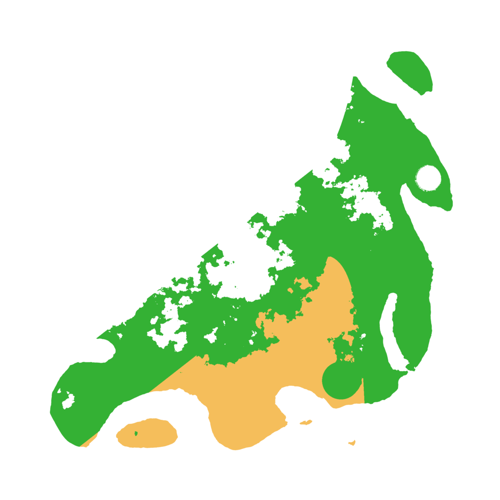 Biome Rust Map: Barren, Size: 3500, Seed: 105