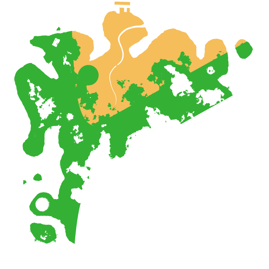 Biome Rust Map: Procedural Map, Size: 3500, Seed: 41022