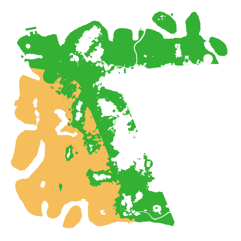 Biome Rust Map: Procedural Map, Size: 4500, Seed: 1600418005