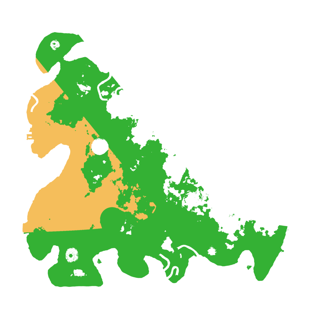 Biome Rust Map: Procedural Map, Size: 3500, Seed: 66830198