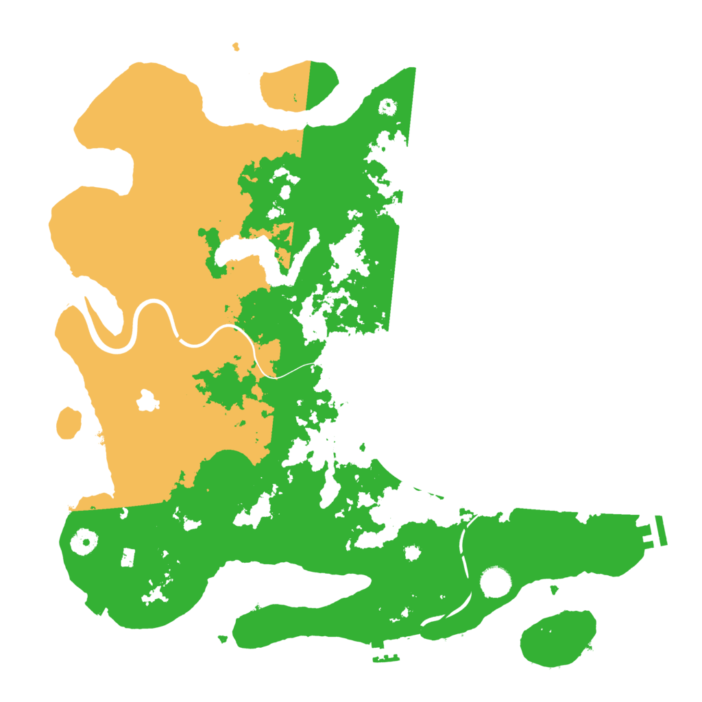 Biome Rust Map: Procedural Map, Size: 4000, Seed: 5476843