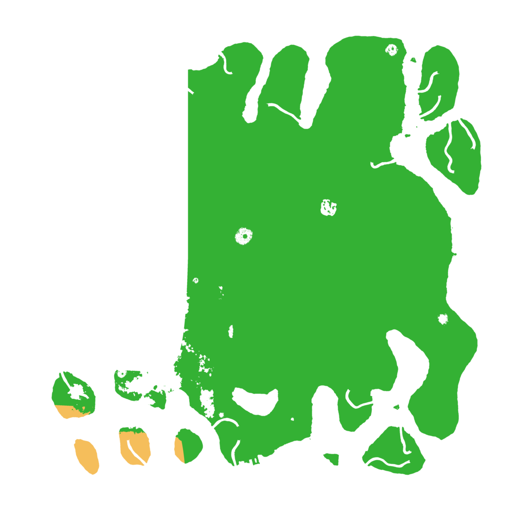 Biome Rust Map: Procedural Map, Size: 4600, Seed: 689998