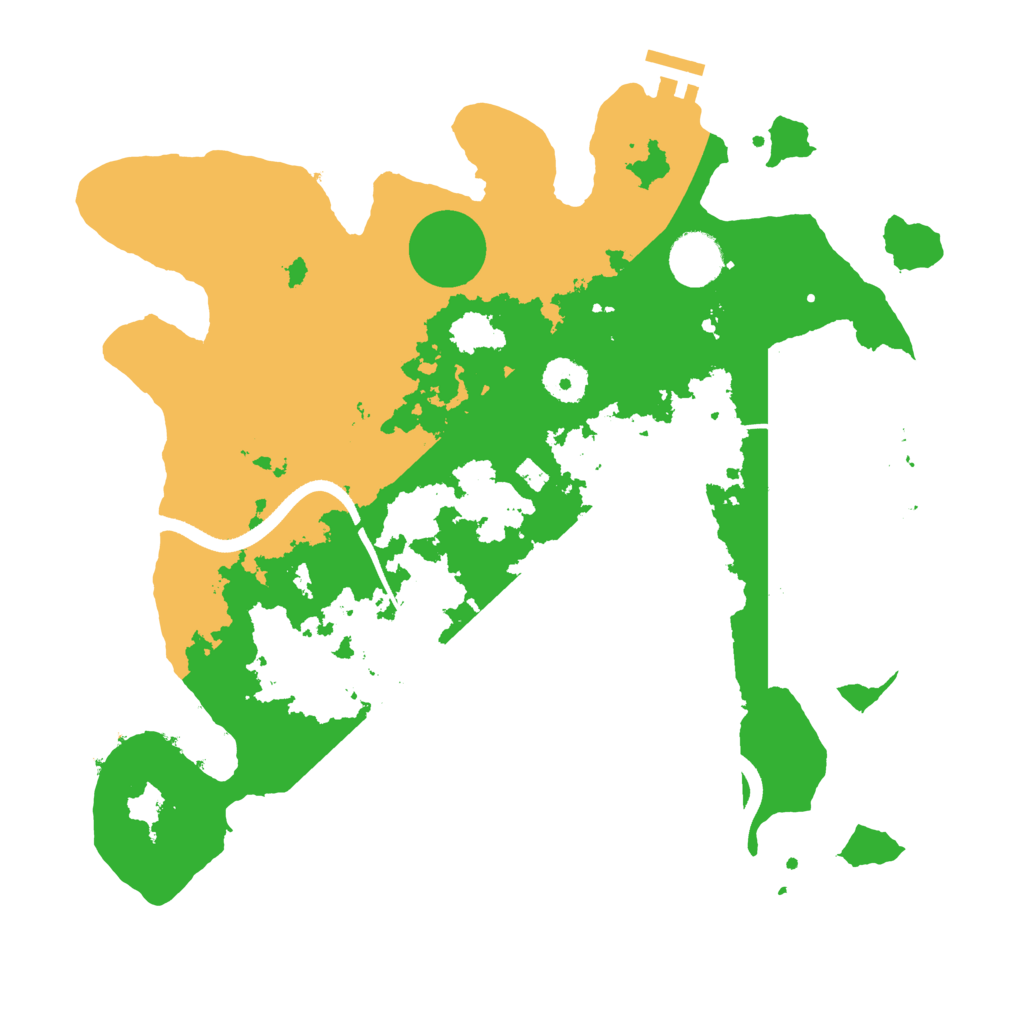 Biome Rust Map: Procedural Map, Size: 3500, Seed: 2117711013