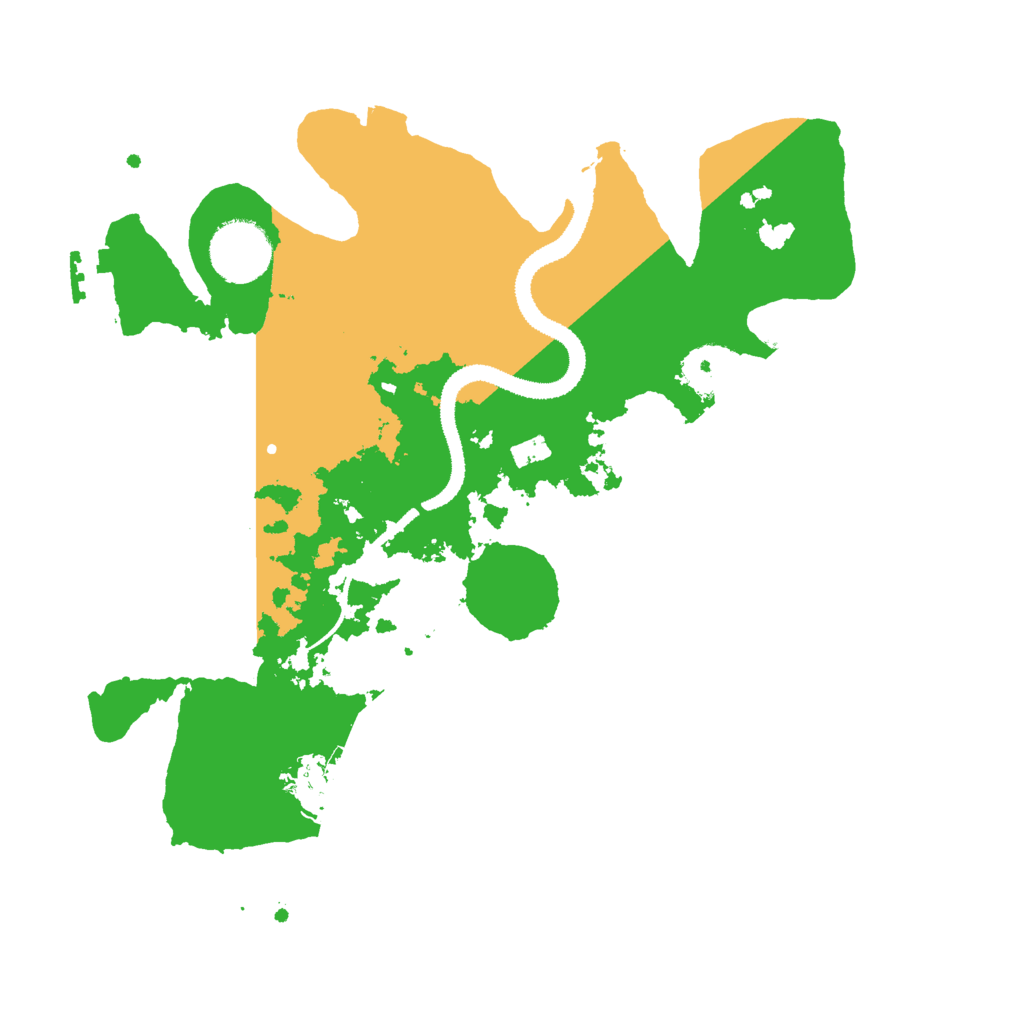 Biome Rust Map: Procedural Map, Size: 3000, Seed: 7689347