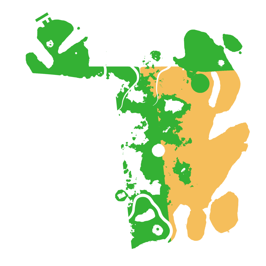 Biome Rust Map: Procedural Map, Size: 3800, Seed: 3456345