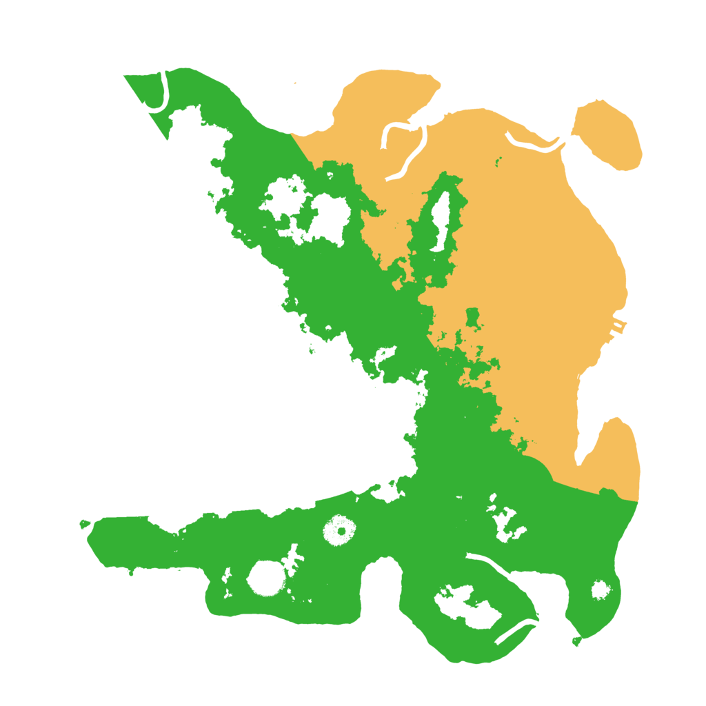 Biome Rust Map: Procedural Map, Size: 3500, Seed: 1696231998