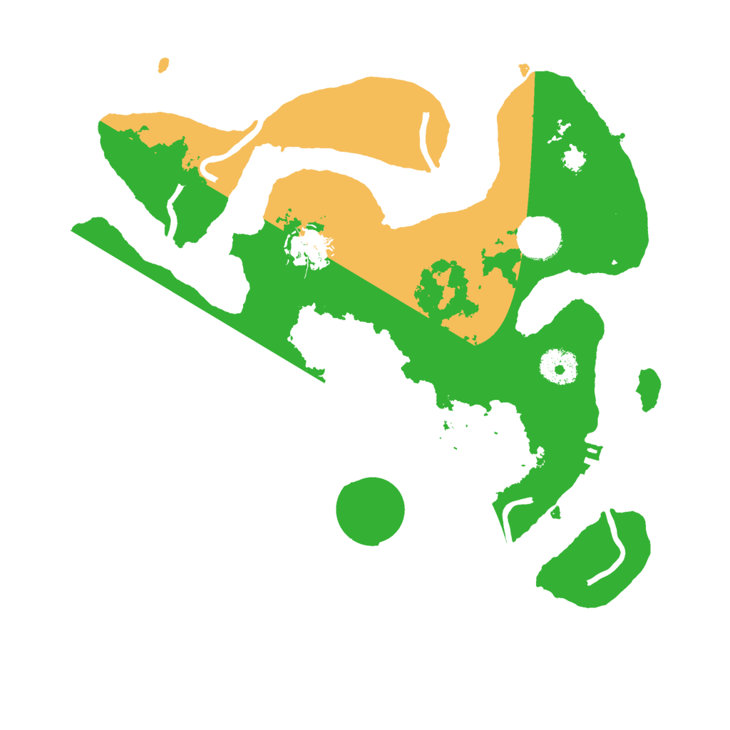 Biome Rust Map: Procedural Map, Size: 3000, Seed: 1165040248