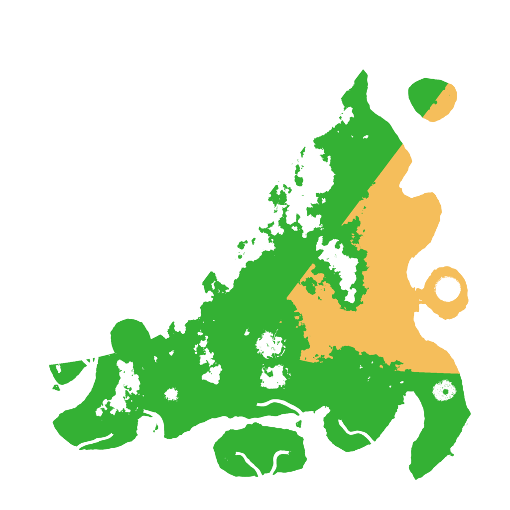 Biome Rust Map: Procedural Map, Size: 3600, Seed: 140488022