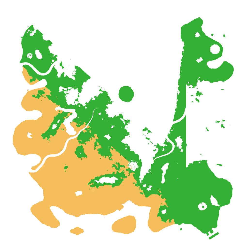 Biome Rust Map: Procedural Map, Size: 4500, Seed: 53962286