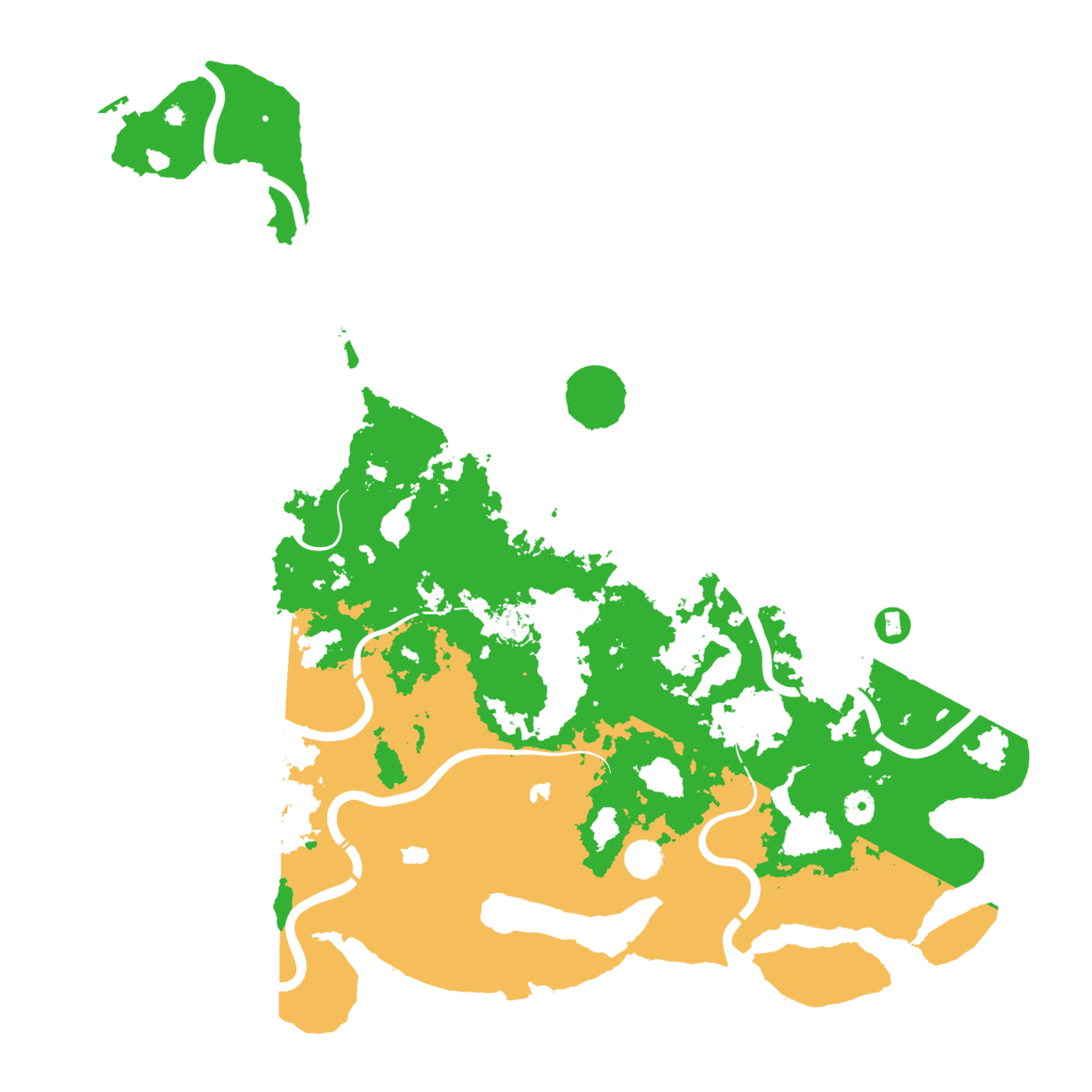Biome Rust Map: Procedural Map, Size: 5000, Seed: 310