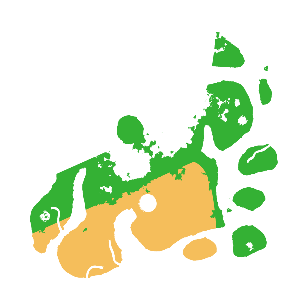 Biome Rust Map: Procedural Map, Size: 3000, Seed: 135880971