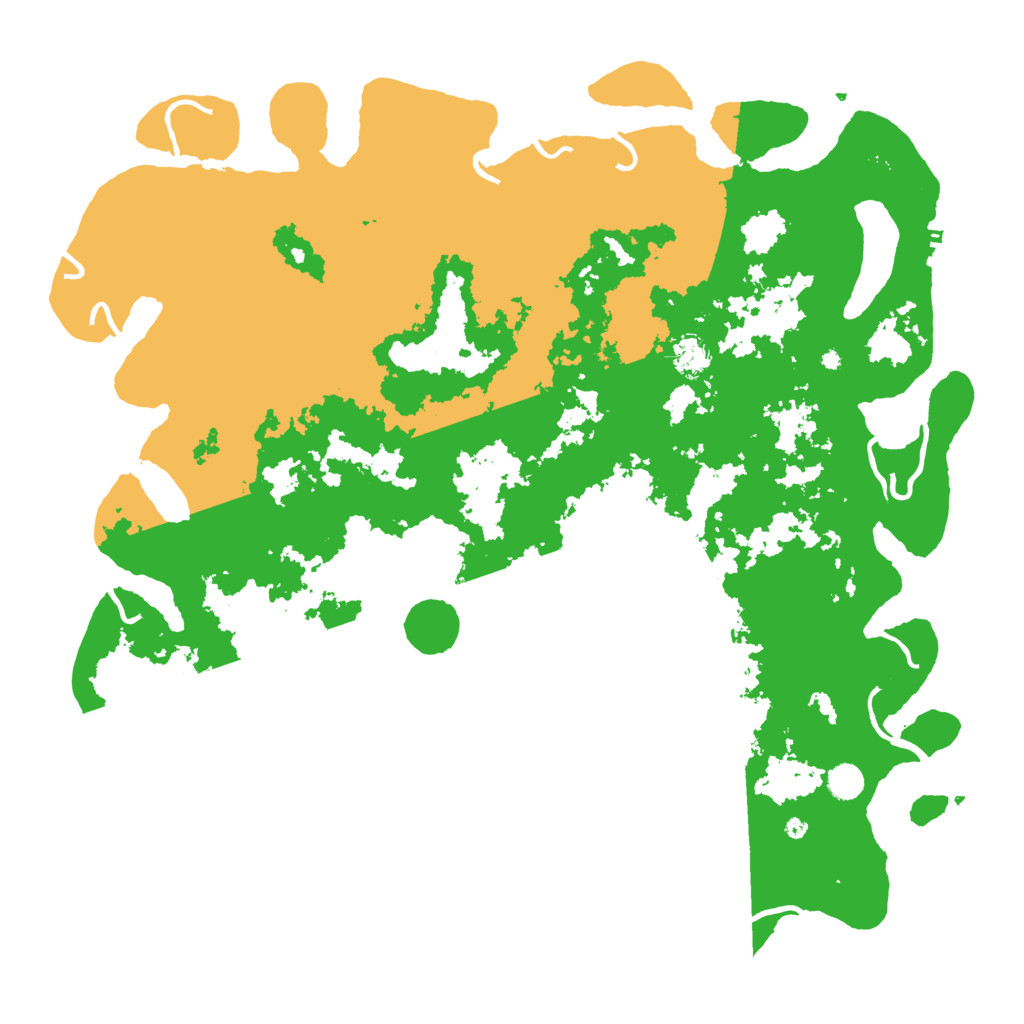 Biome Rust Map: Procedural Map, Size: 5000, Seed: 40789785