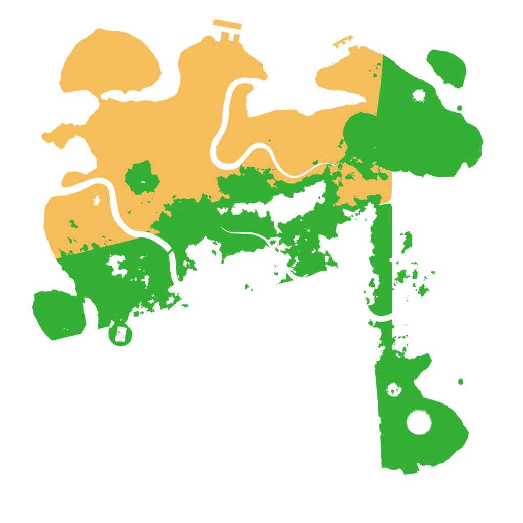Biome Rust Map: Procedural Map, Size: 3800, Seed: 1431736614