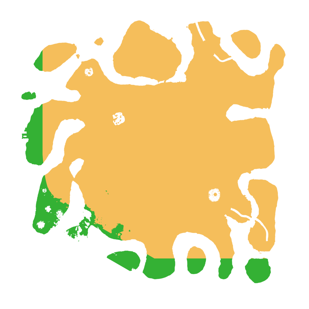 Biome Rust Map: Procedural Map, Size: 3700, Seed: 1125168152
