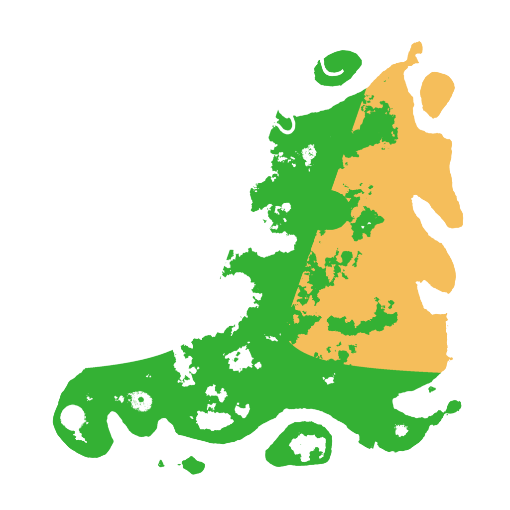 Biome Rust Map: Procedural Map, Size: 3700, Seed: 13911293