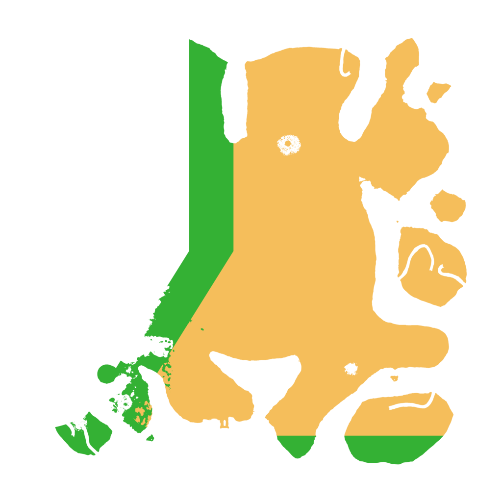 Biome Rust Map: Procedural Map, Size: 3500, Seed: 3289