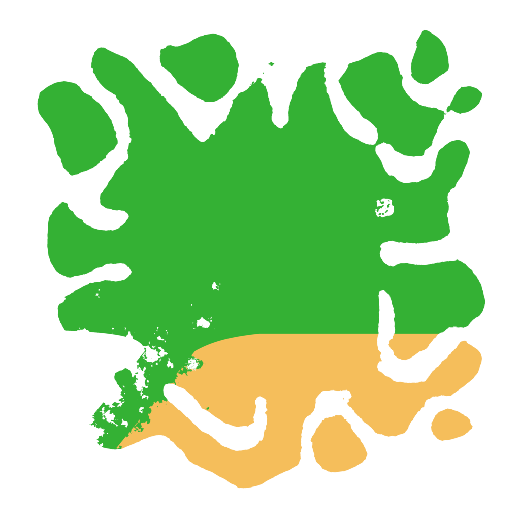 Biome Rust Map: Barren, Size: 4000, Seed: 78457