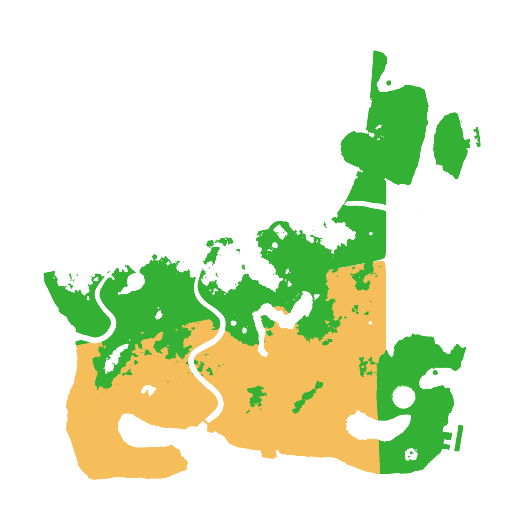 Biome Rust Map: Procedural Map, Size: 4000, Seed: 1168225822
