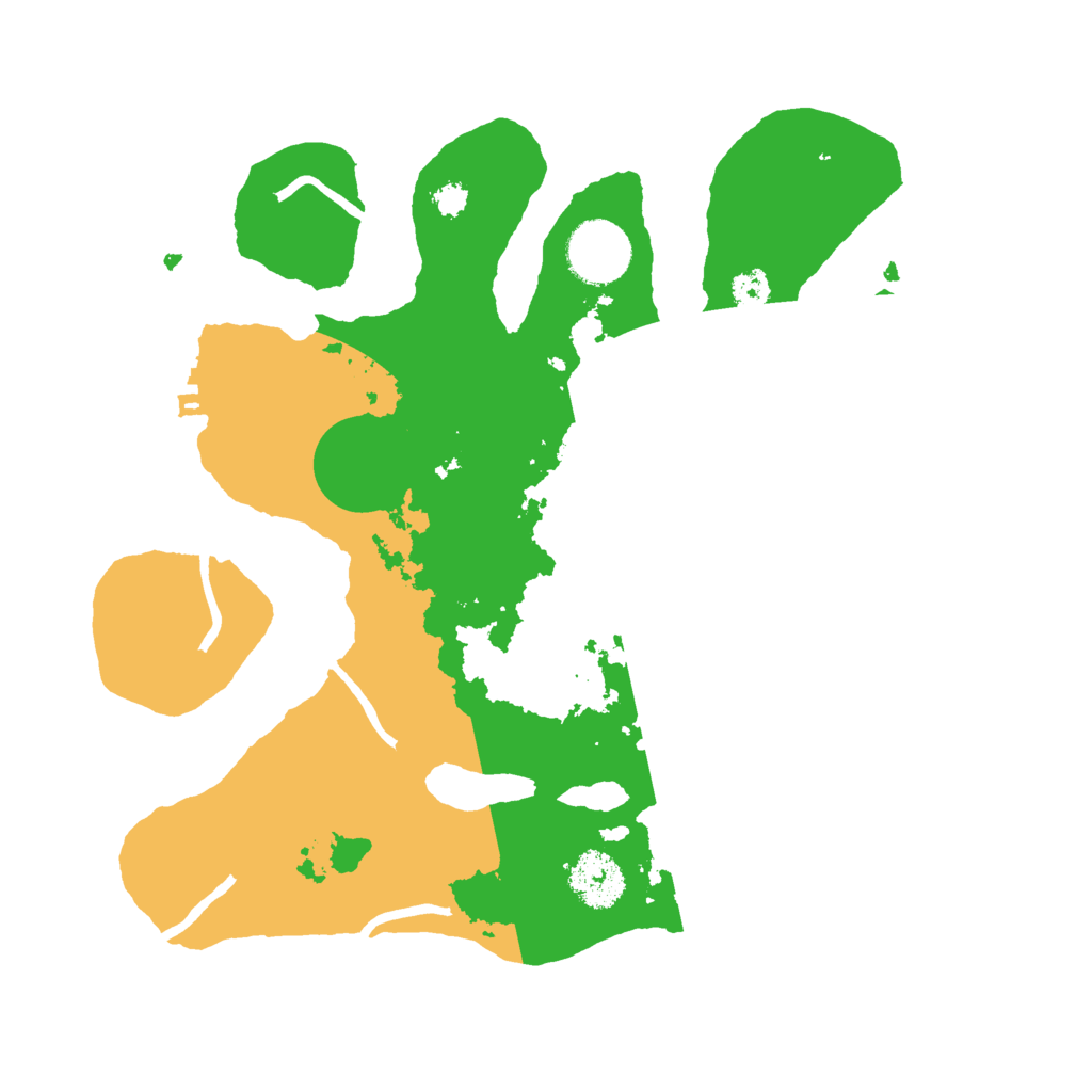 Biome Rust Map: Procedural Map, Size: 3000, Seed: 102837638