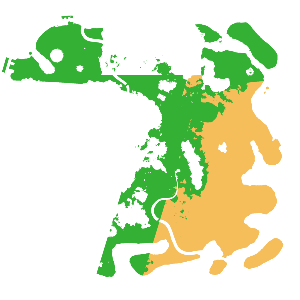 Biome Rust Map: Procedural Map, Size: 4000, Seed: 100721