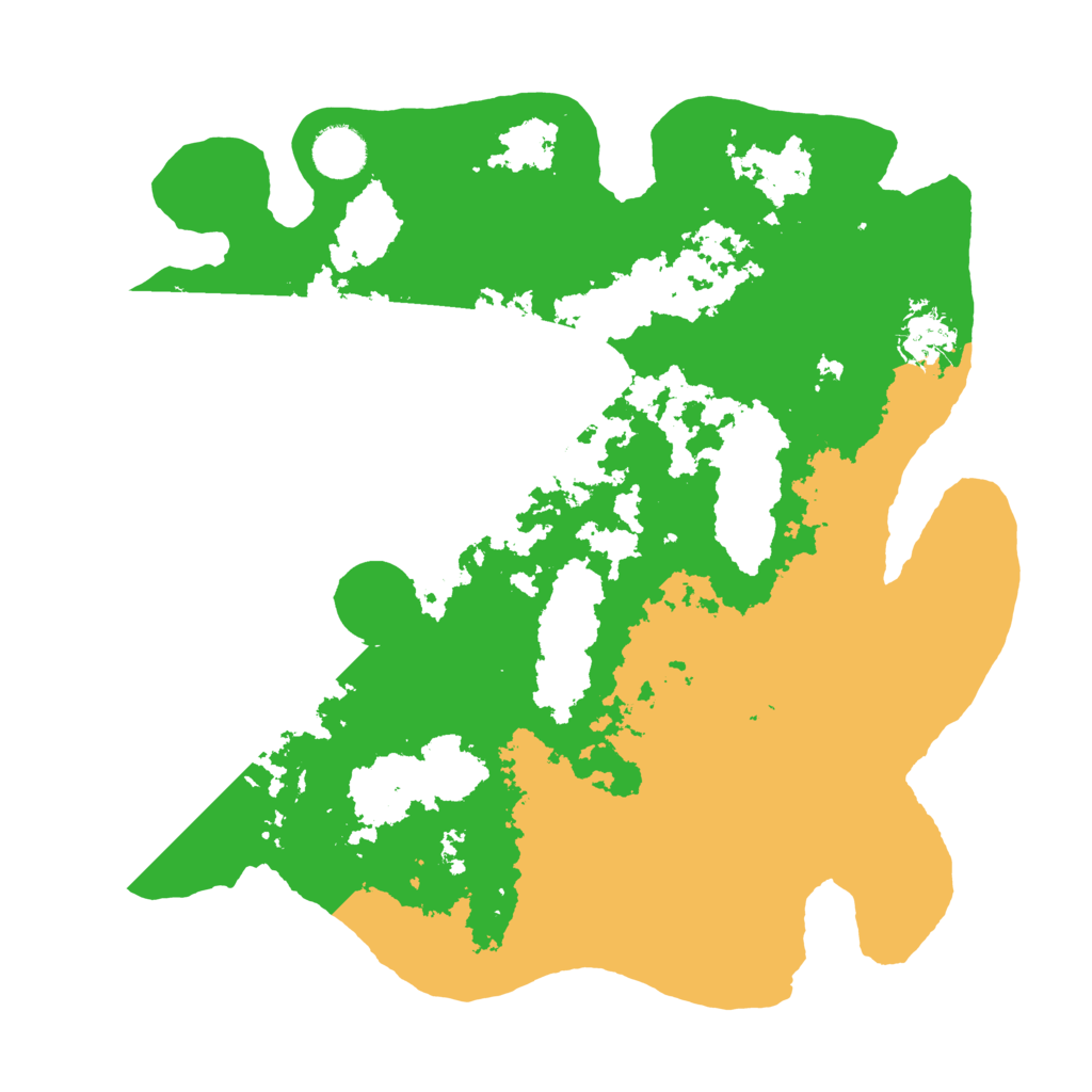 Biome Rust Map: Barren, Size: 3600, Seed: 547809620