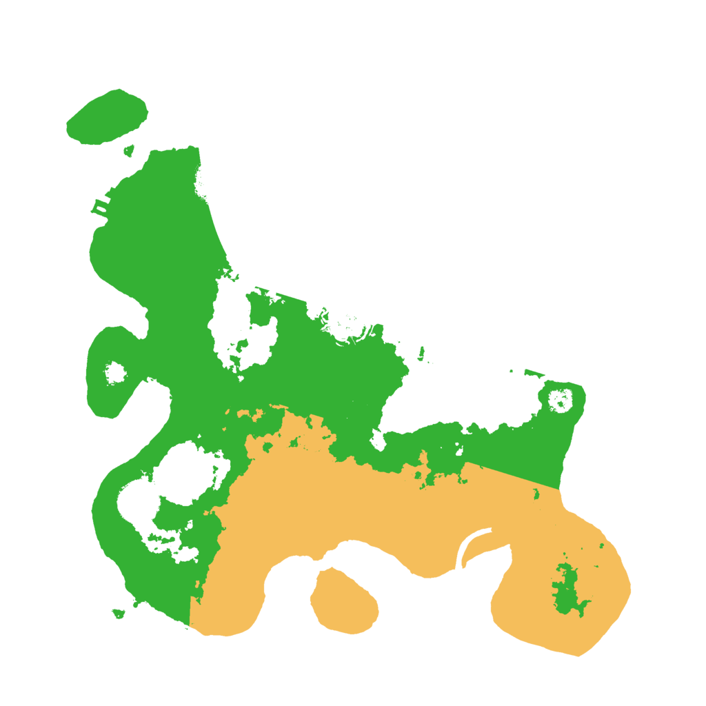 Biome Rust Map: Procedural Map, Size: 3000, Seed: 23509395