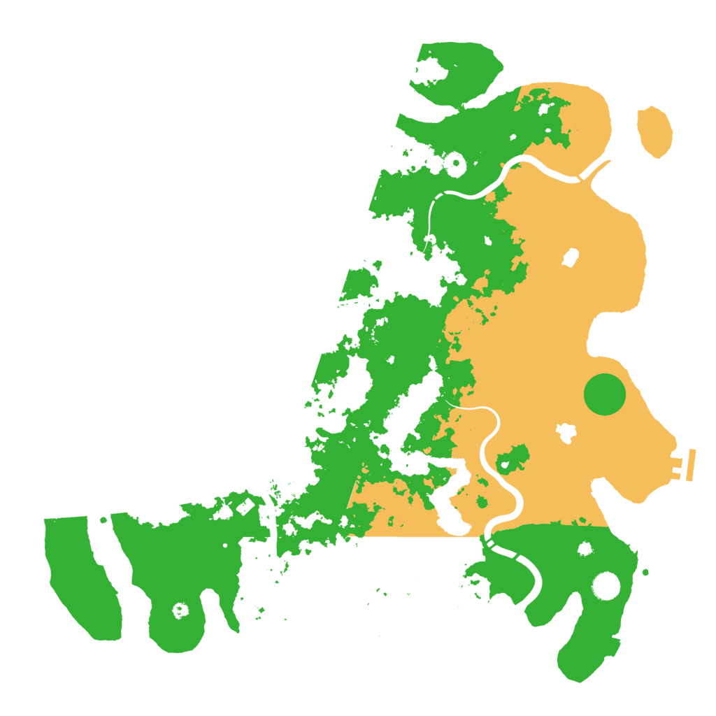 Biome Rust Map: Procedural Map, Size: 4500, Seed: 390304687